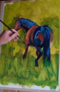 Wild Horse Painting Video episode 4